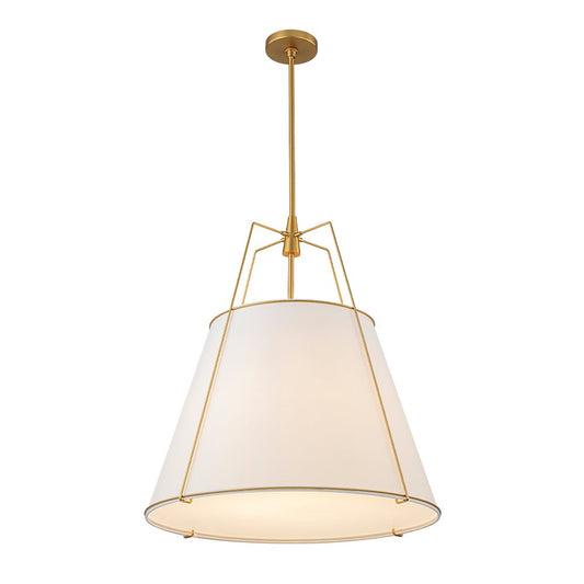 Fabric Conical Drum Pendant Light