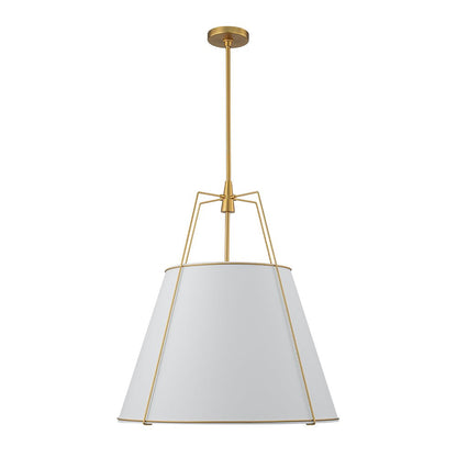 Fabric Conical Drum Pendant Light