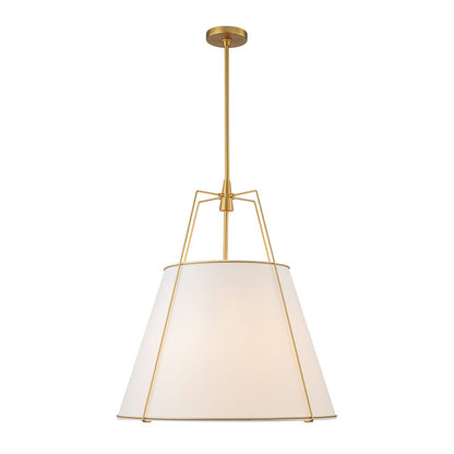 Fabric Conical Drum Pendant Light
