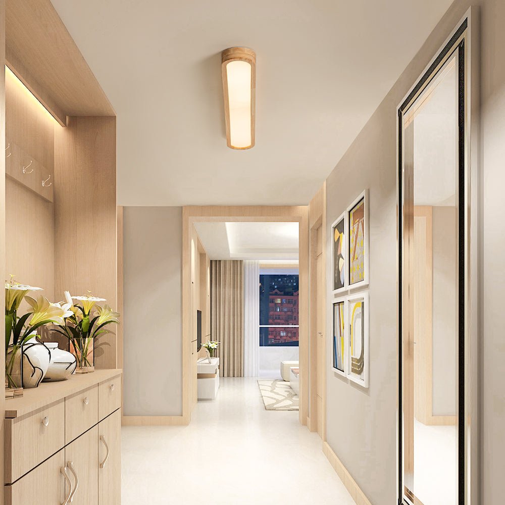 Wooden Oval Ambient Light