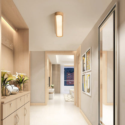 Wooden Oval Ambient Light