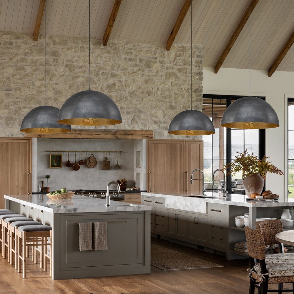 Metal Dome Pendant Light