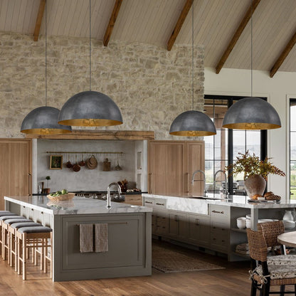 Metal Dome Pendant Light