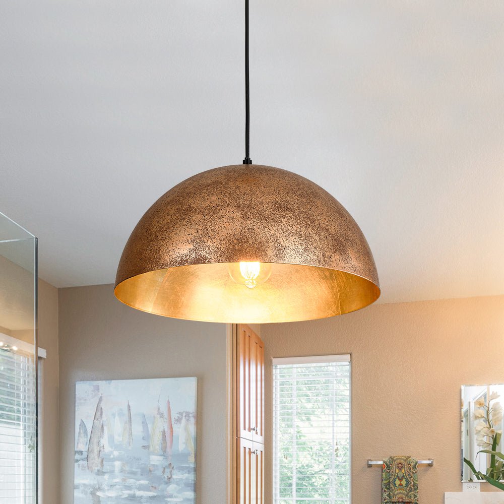 Metal Dome Pendant Light