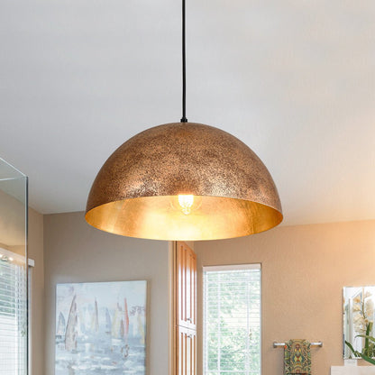 Metal Dome Pendant Light