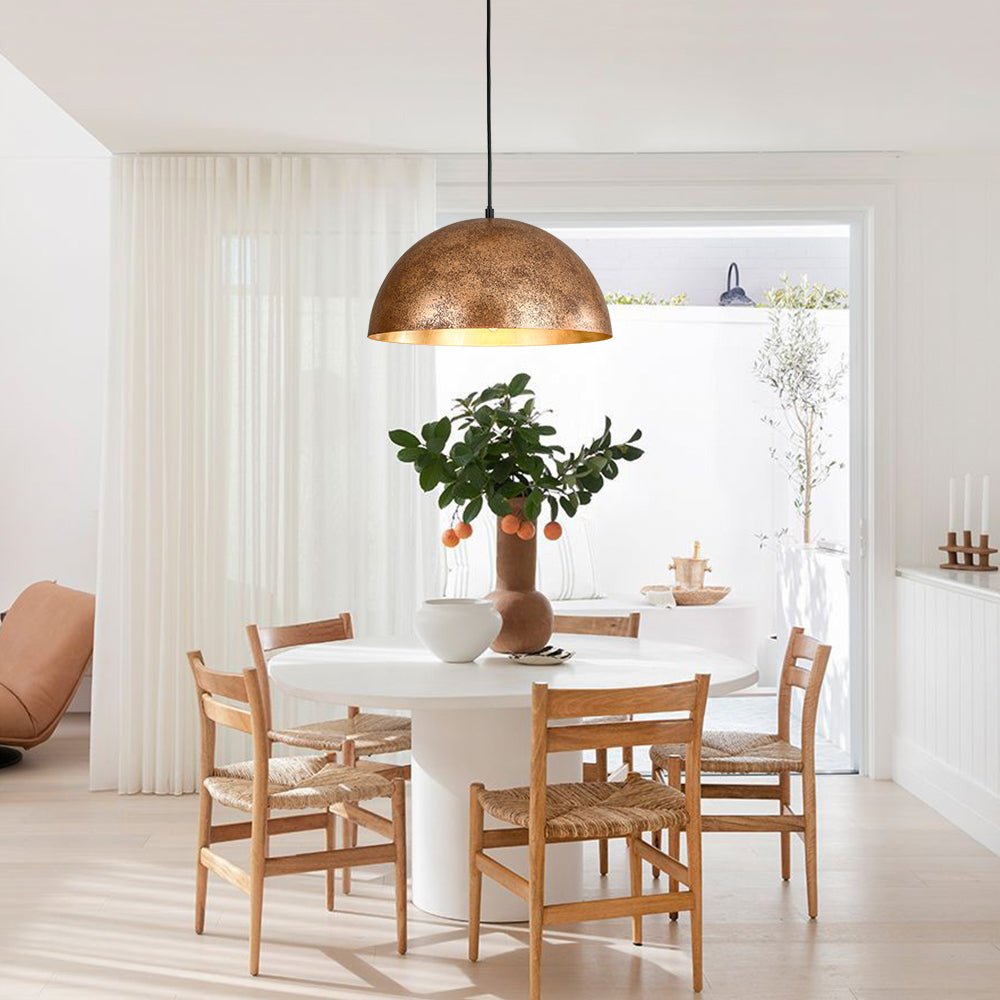 Metal Dome Pendant Light
