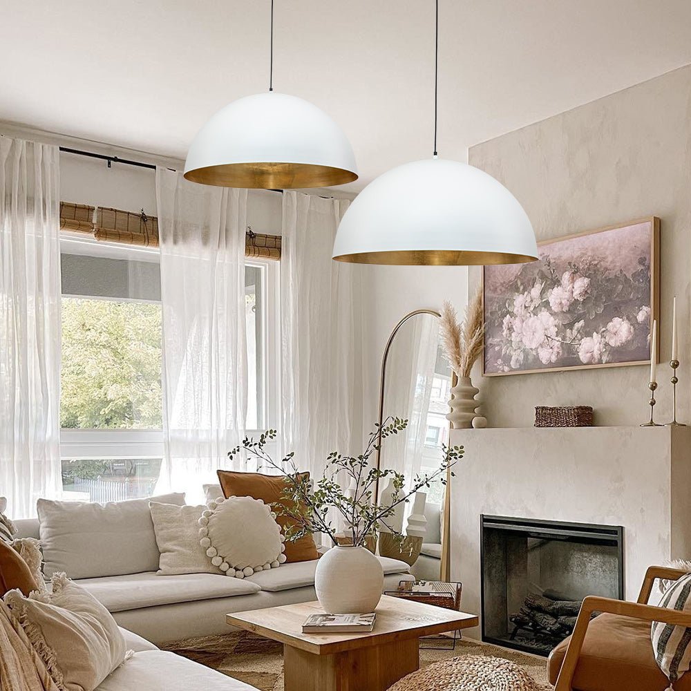 Metal Dome Pendant Light