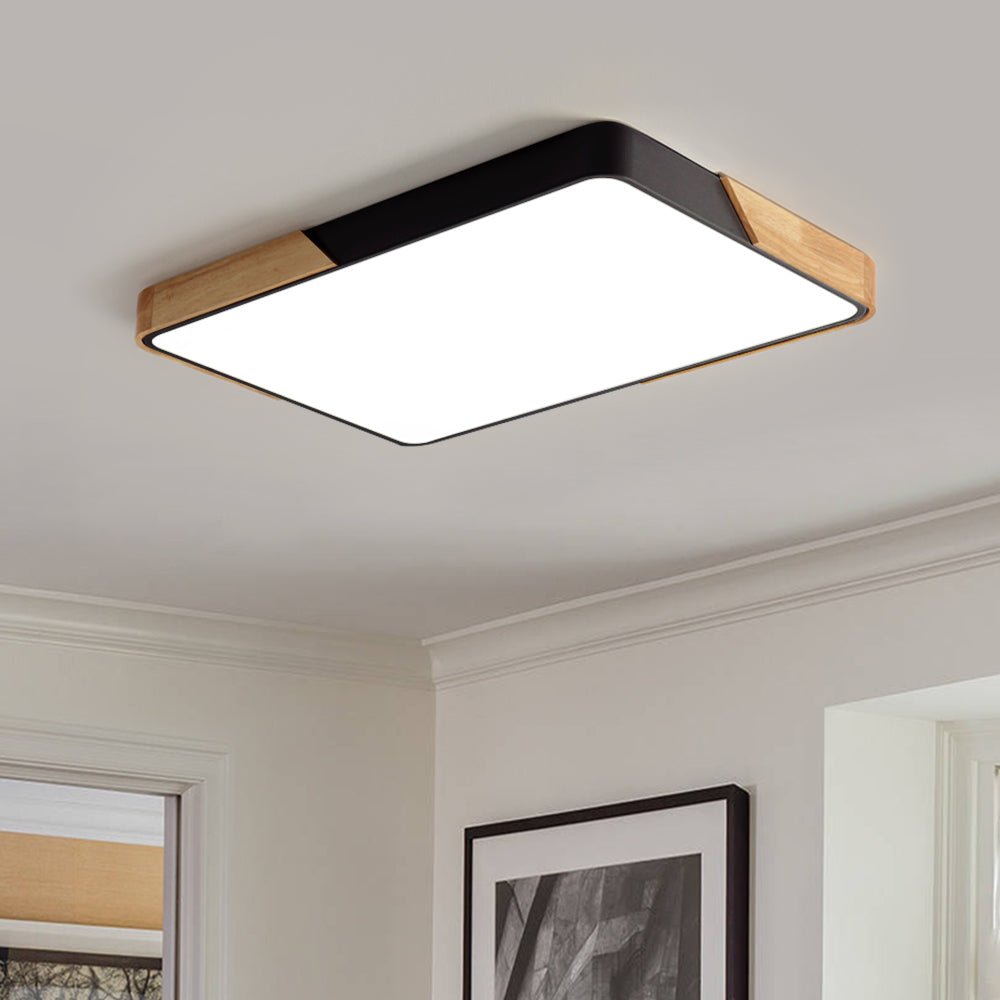 Rectangle LED Flush Mount Light
