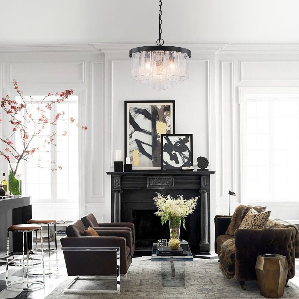 Tiered Water Glass Chandelier