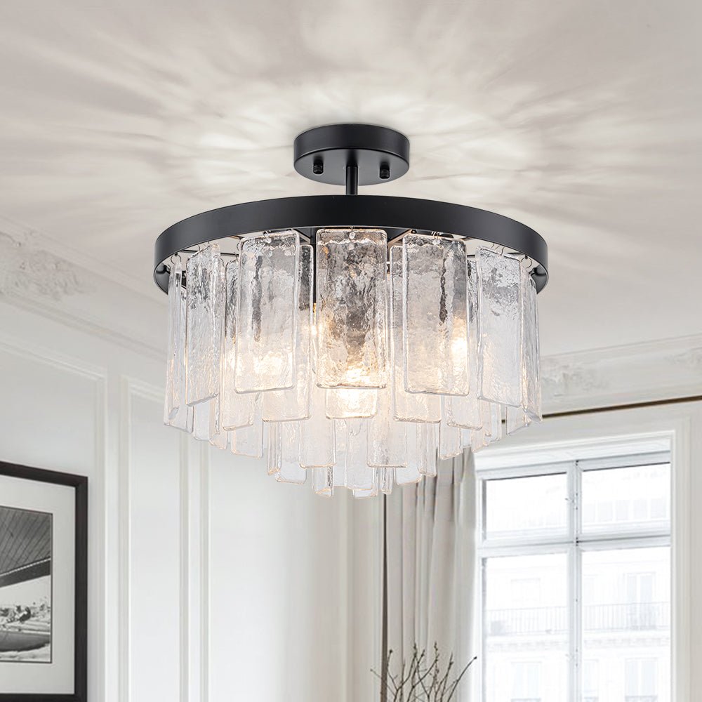 Tiered Water Glass Chandelier