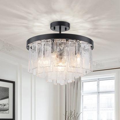 Tiered Water Glass Chandelier