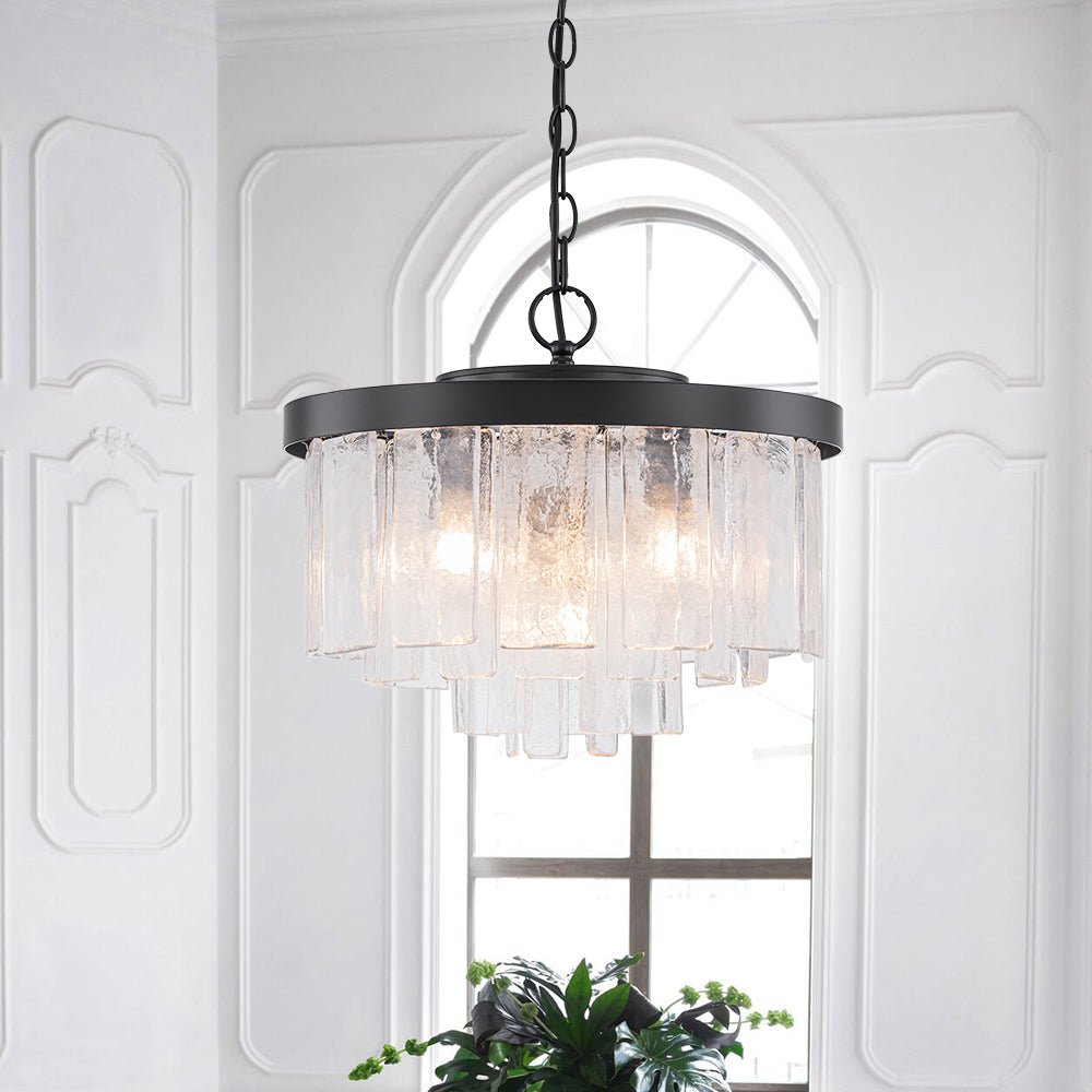 Tiered Water Glass Chandelier
