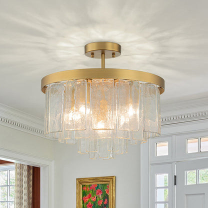 Tiered Water Glass Chandelier