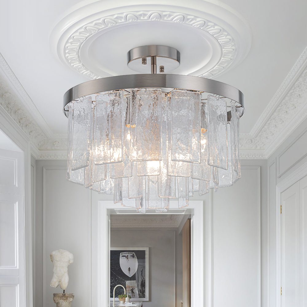 Tiered Water Glass Chandelier