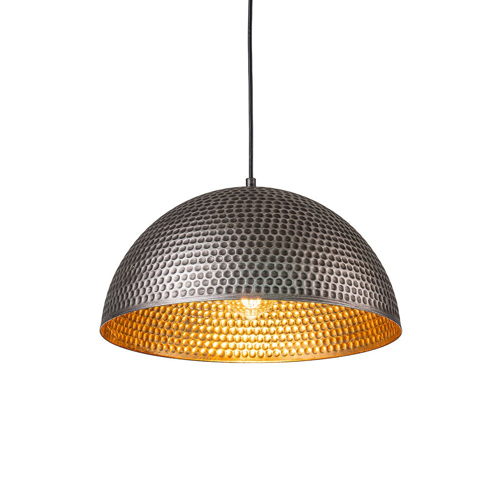 Vintage Hammered Dome Pendant Light