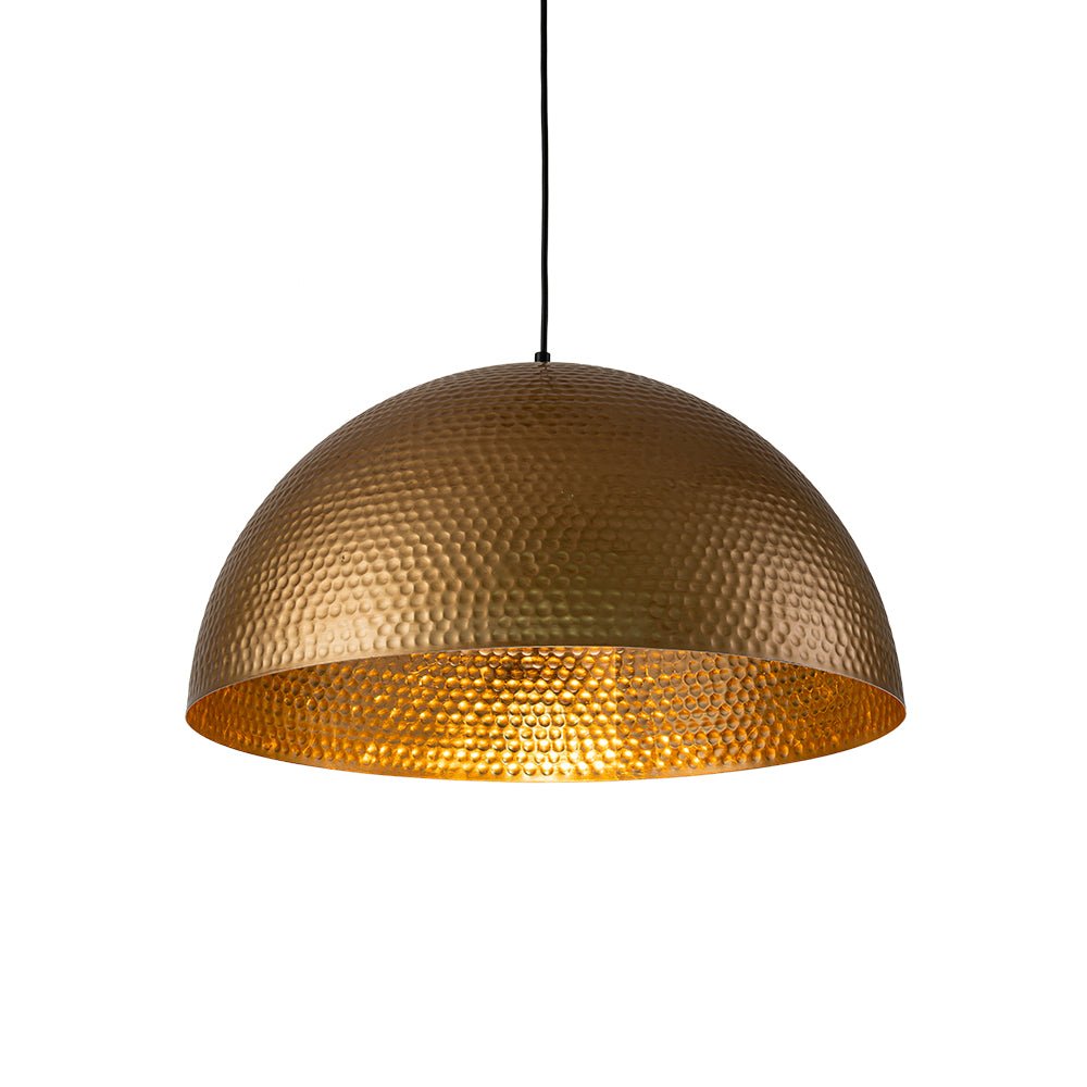 Vintage Hammered Dome Pendant Light