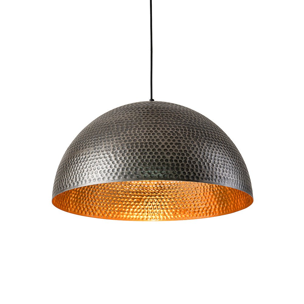 Vintage Hammered Dome Pendant Light
