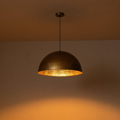 Vintage Hammered Dome Pendant Light