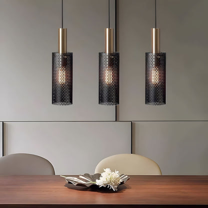 Mesh Cylinder Pendant Light
