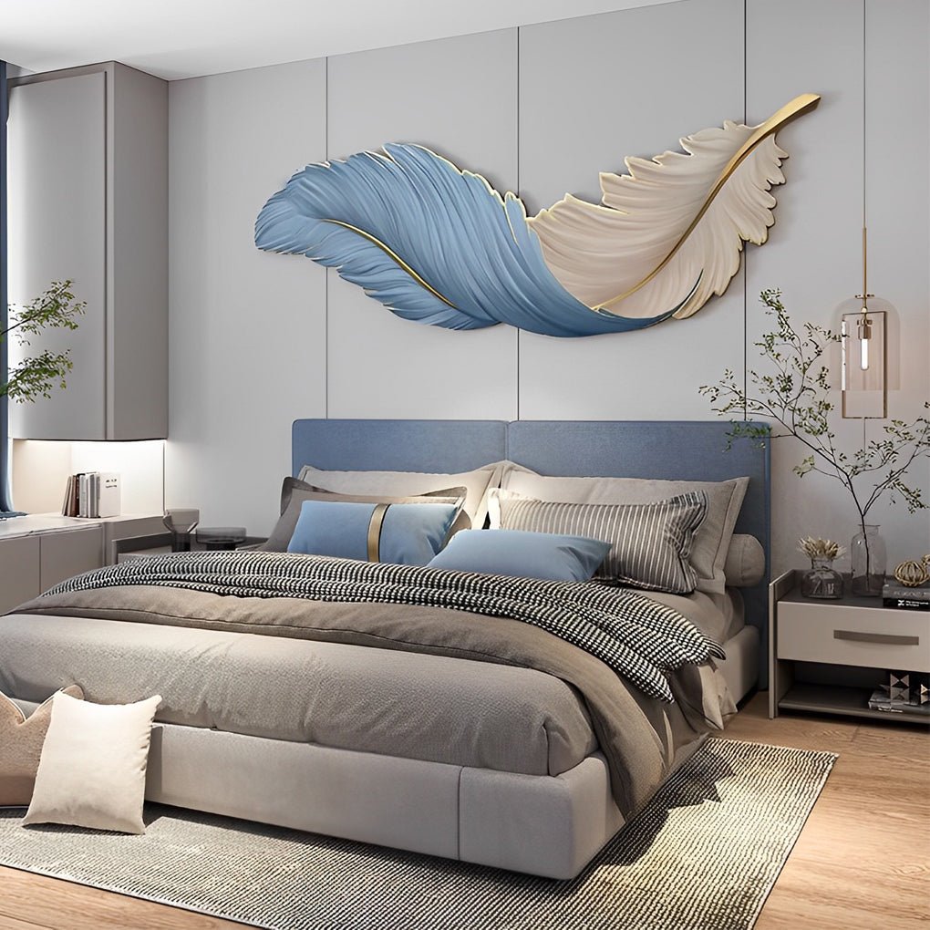 Feather Glow LED Wall Art Light