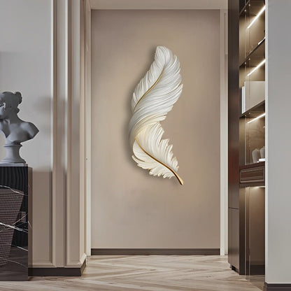 Feather Glow LED Wall Art Light