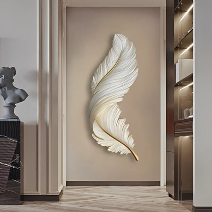 Feather Glow LED Wall Art Light
