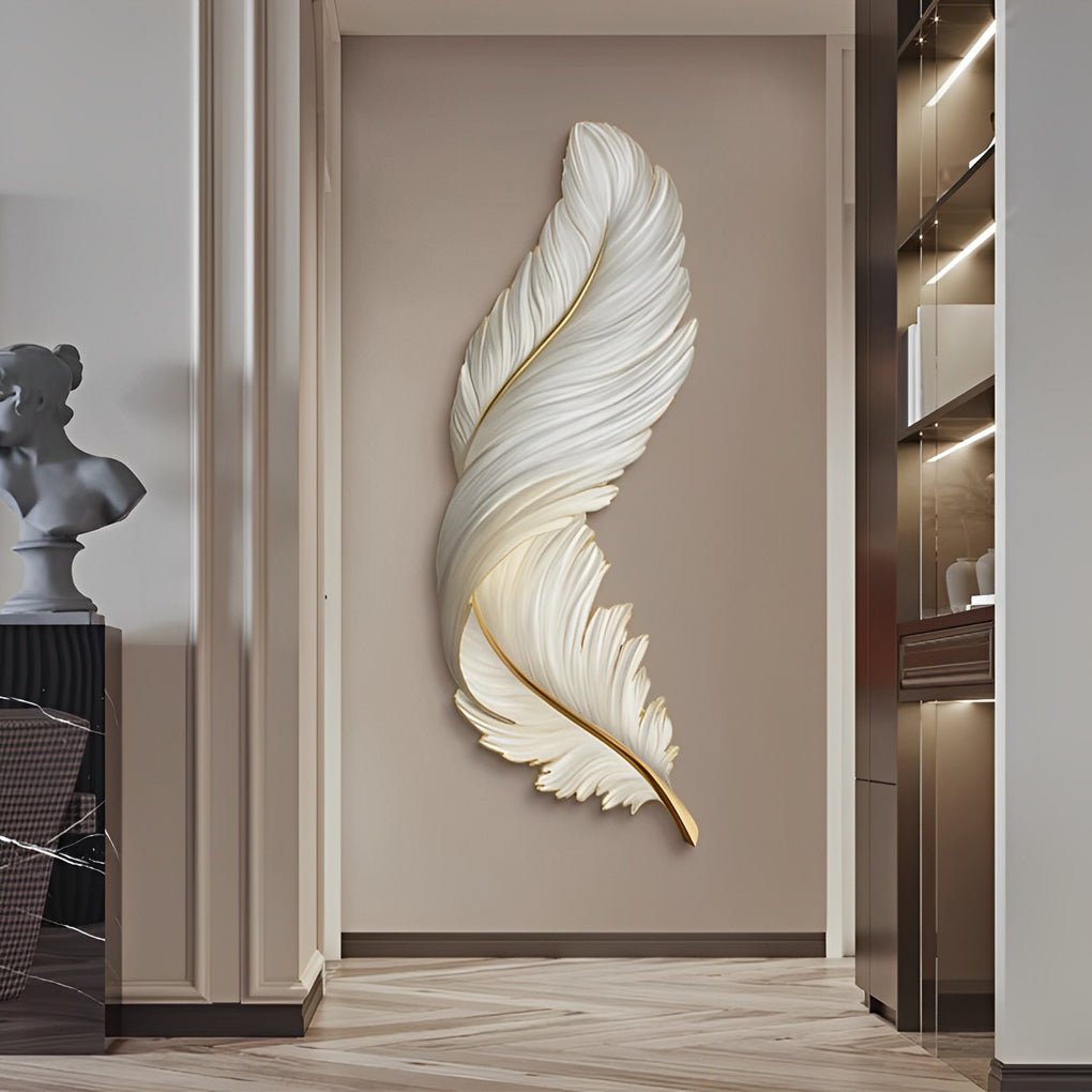 Feather Glow LED Wall Art Light