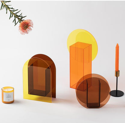 Acrylic Sunset Vase