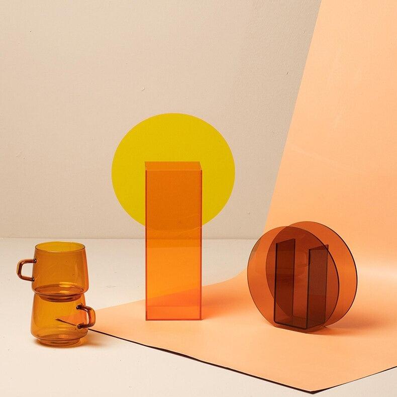 Acrylic Sunset Vase