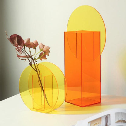 Acrylic Sunset Vase
