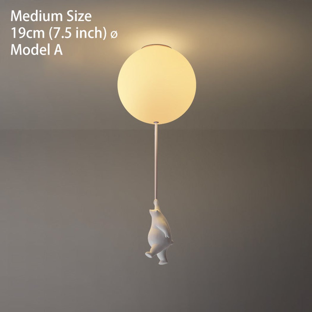 Flying Bear Ceiling Light