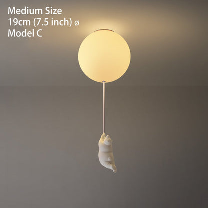 Flying Bear Ceiling Light