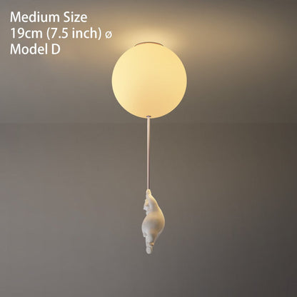 Flying Bear Ceiling Light