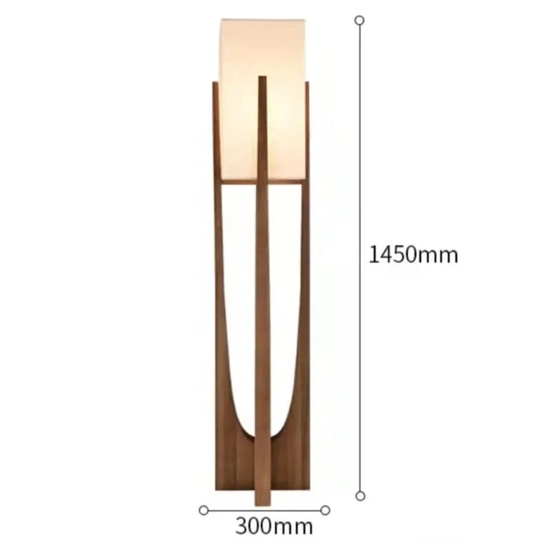 Kairo Wood Frame Floor Lamp