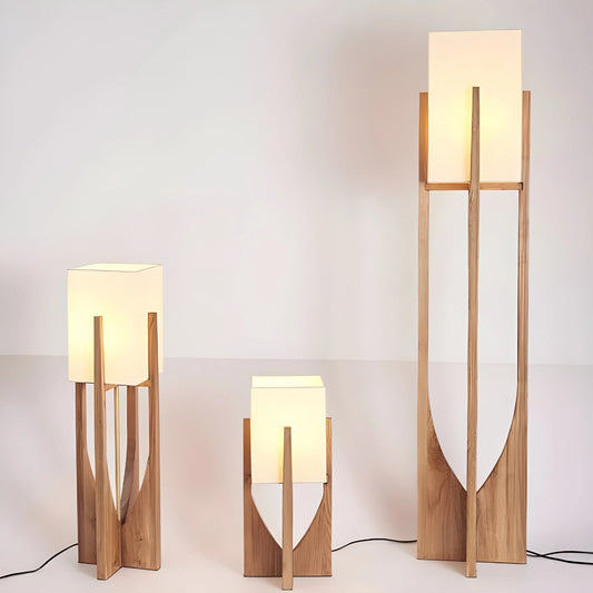 Kairo Wood Frame Floor Lamp