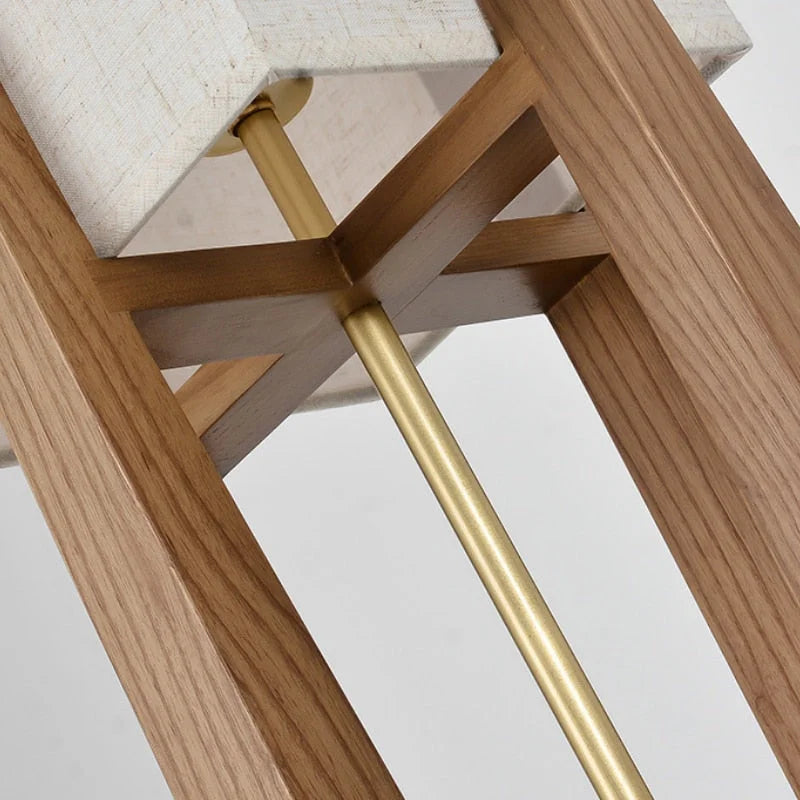 Kairo Wood Frame Floor Lamp