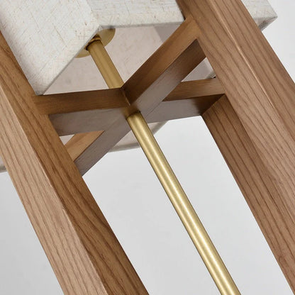 Kairo Wood Frame Floor Lamp