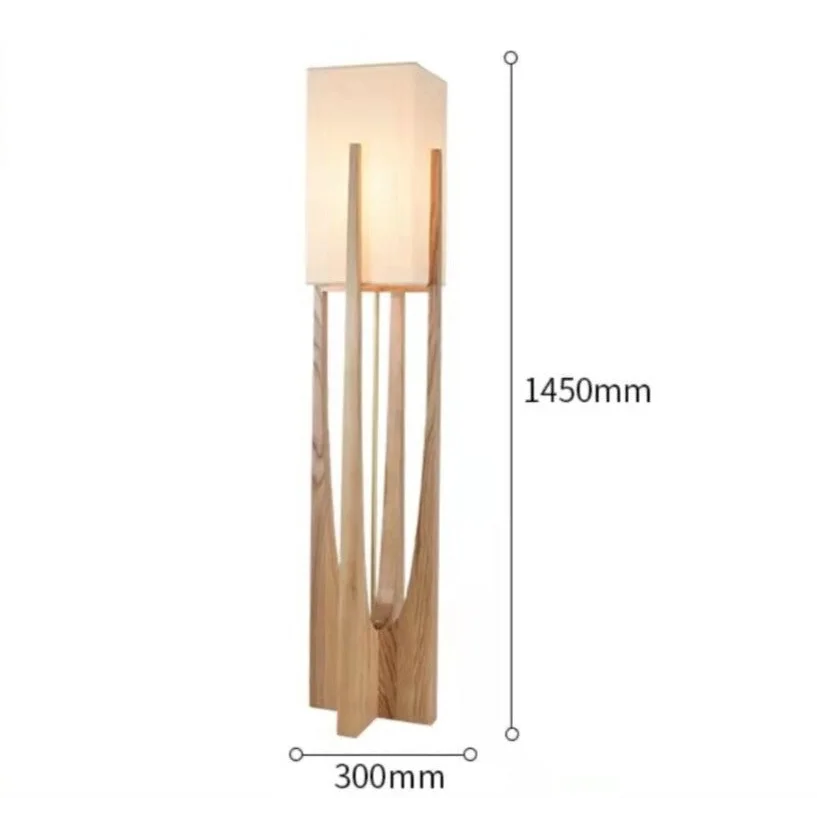 Kairo Wood Frame Floor Lamp