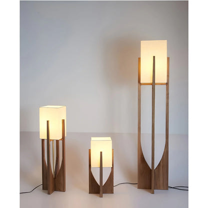 Kairo Wood Frame Floor Lamp