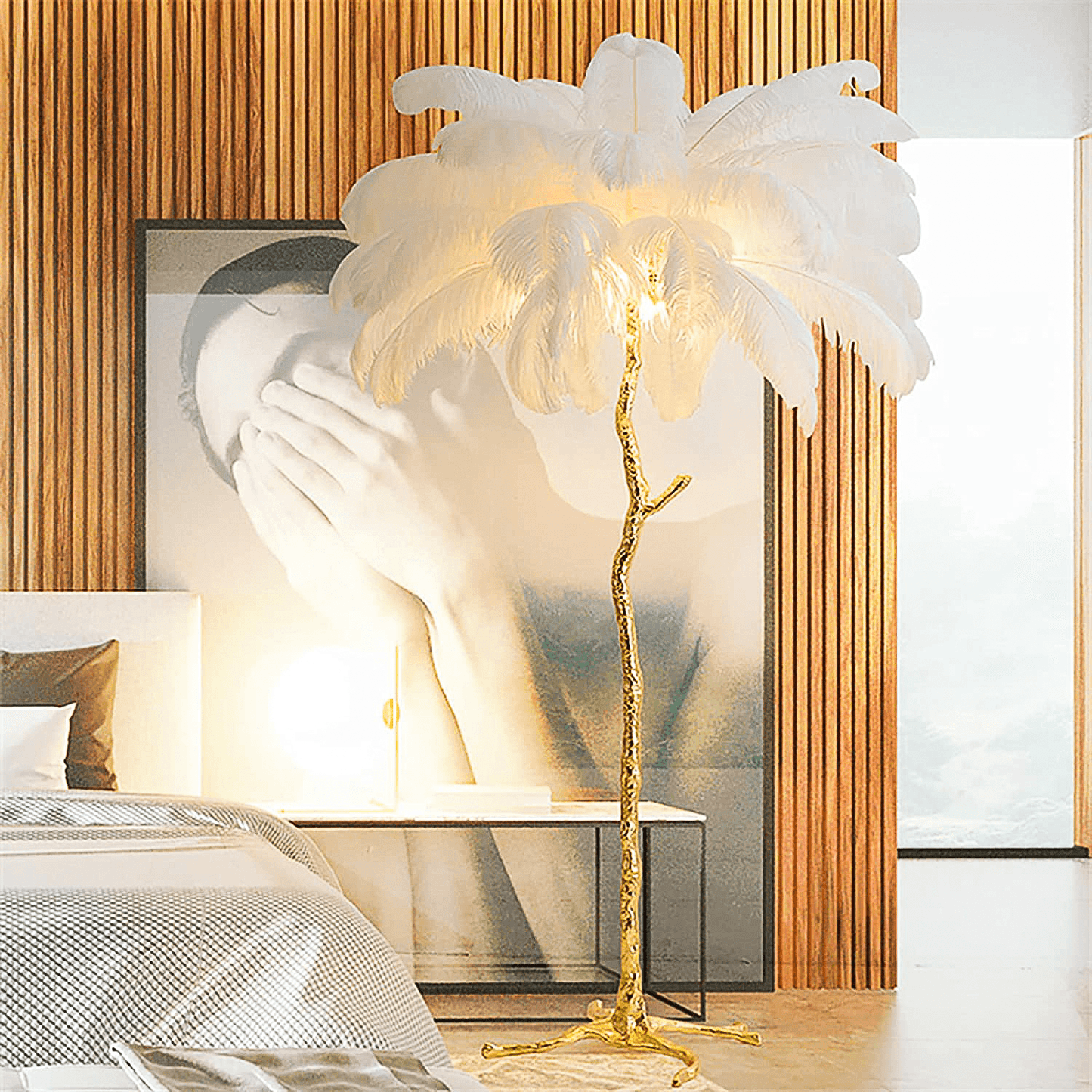 Feather Luxury Floor Lamp