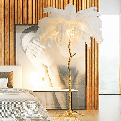 Feather Luxury Floor Lamp