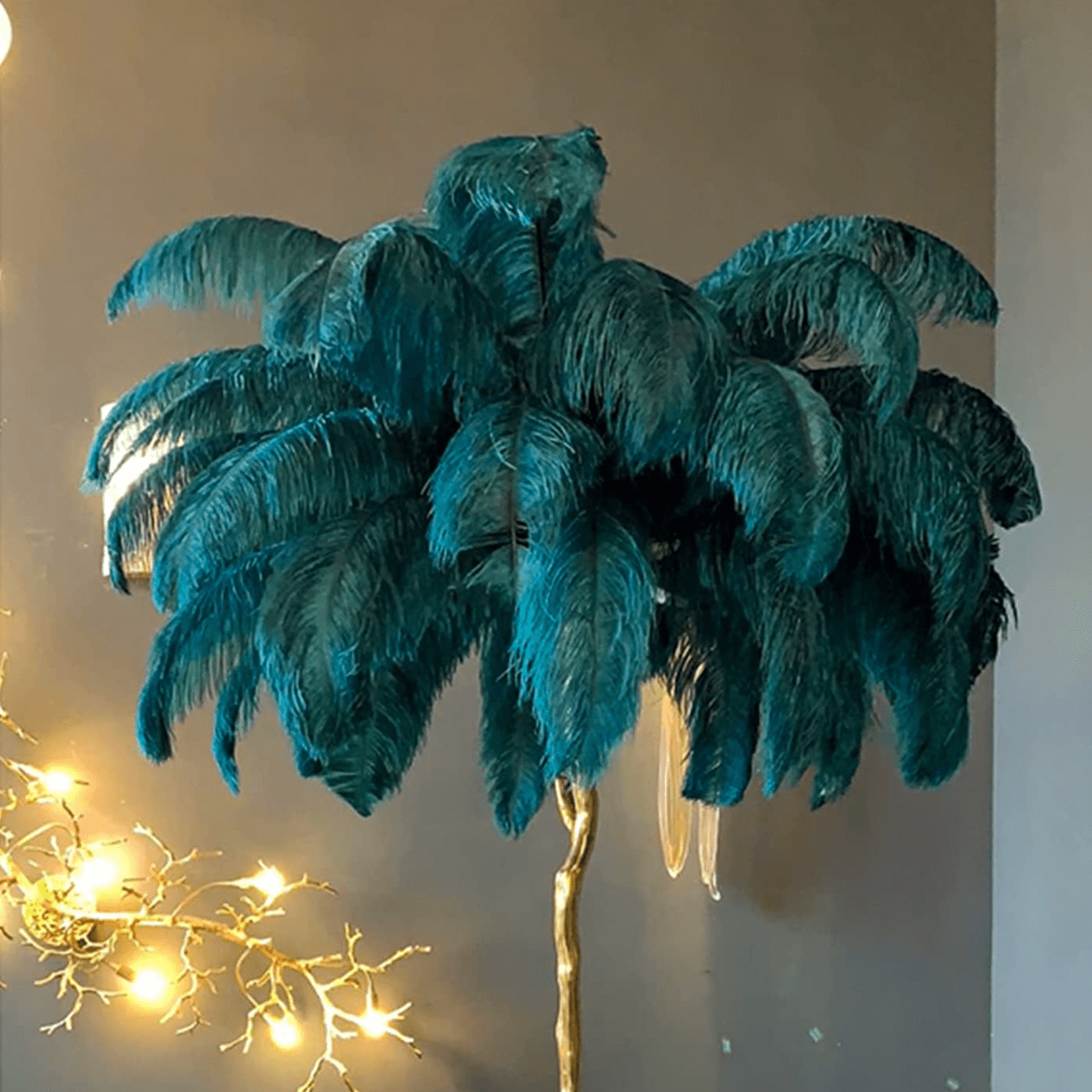 Feather Luxury Floor Lamp