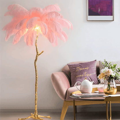 Feather Luxury Floor Lamp