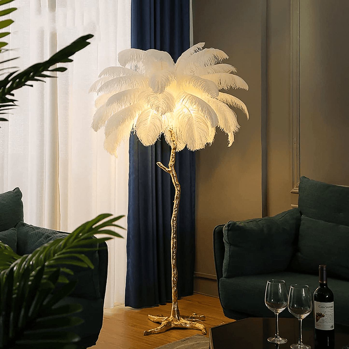 Feather Luxury Floor Lamp