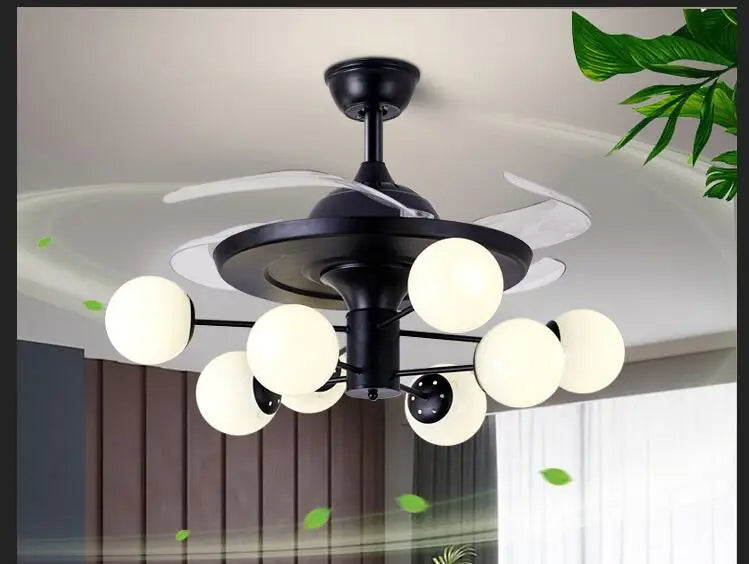 LED Chandelier Ceiling Fan