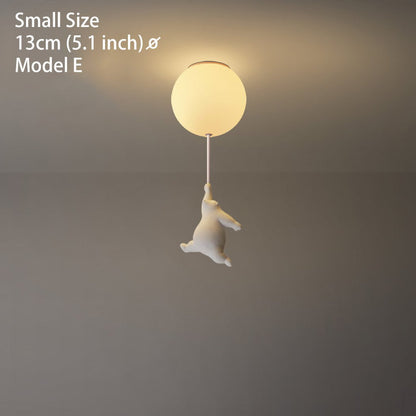 Flying Bear Ceiling Light