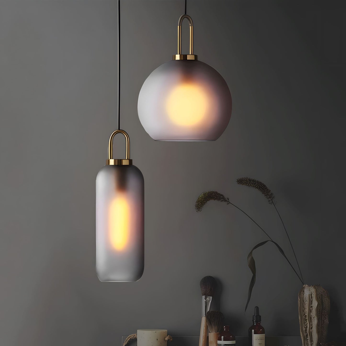 Frosted Glass Pendant Light