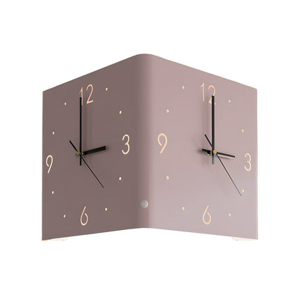 Corner LED Wall Clock