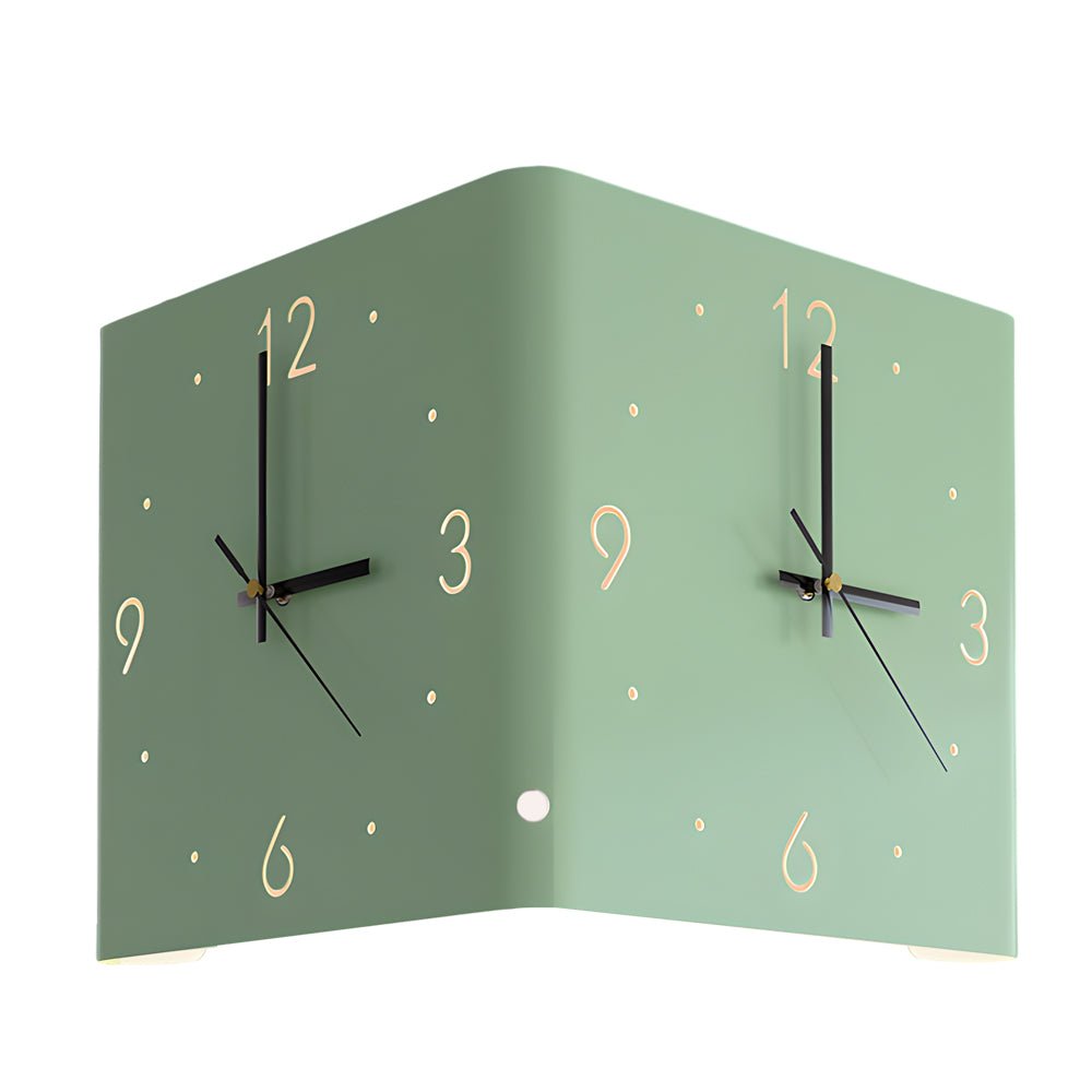 Corner LED Wall Clock