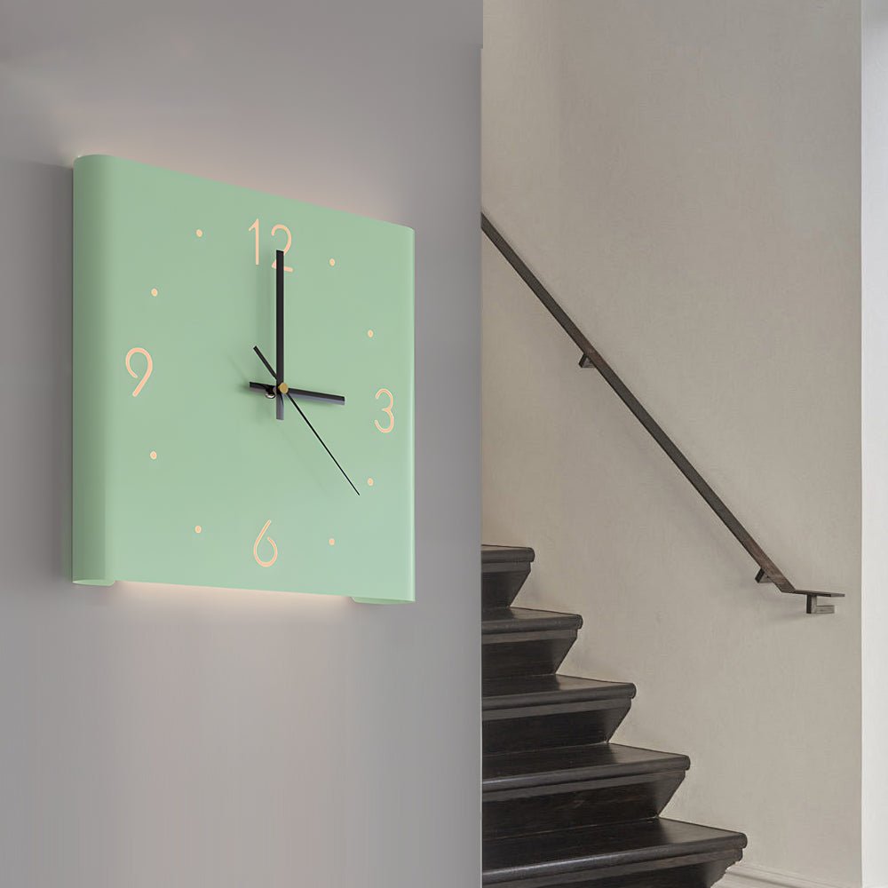 Corner LED Wall Clock